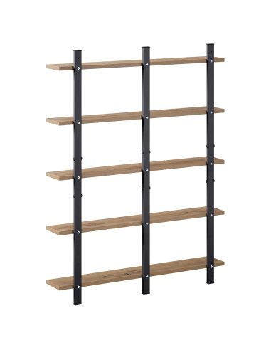 Scaffale da parete Rovere Artigianale 79.5 x 13.5 x 102 cm