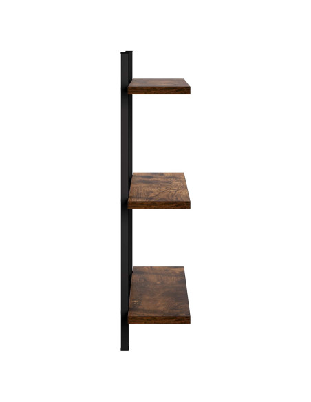 Scaffale da parete Rovere Fumo 60.5 x 13.5 x 58.5 cm