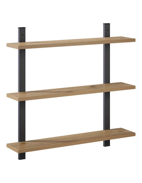Scaffale da parete Rovere Artigianale 60.5 x 13.5 x 58.5 cm