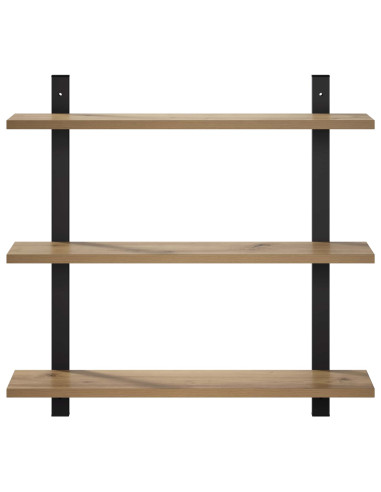Scaffale da parete Rovere Artigianale 60.5 x 13.5 x 58.5 cm