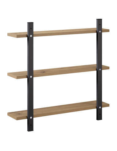 Scaffale da parete Rovere Artigianale 60.5 x 13.5 x 58.5 cm