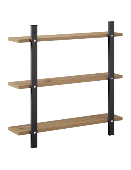 Scaffale da parete Rovere Artigianale 60.5 x 13.5 x 58.5 cm