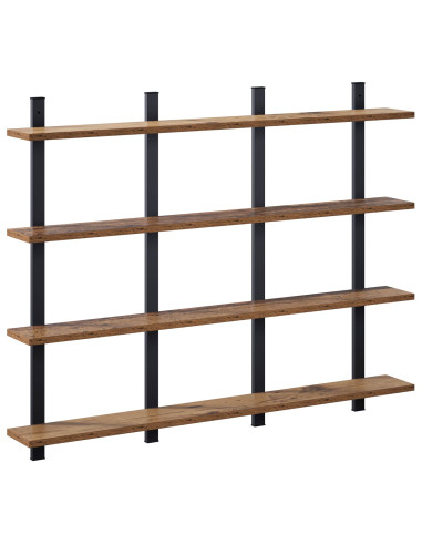 Scaffale da parete Legno antico 102 x 13.5 x 80 cm