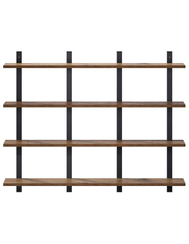Scaffale da parete Legno antico 102 x 13.5 x 80 cm