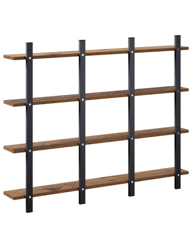 Scaffale da parete Legno antico 102 x 13.5 x 80 cm