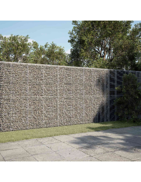 Gabione con Filo da 5 mm e Rete da 5x2,5 cm 600x100x200 cm