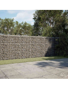 Gabione con Filo da 5 mm e Rete da 5x10 cm 1050x100x150 cm