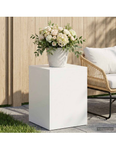 Supporto per piante Bianco 30 x 30 x 40 cm Acciaio