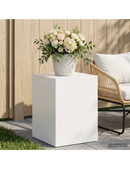 Supporto per piante Bianco 30 x 30 x 40 cm Acciaio