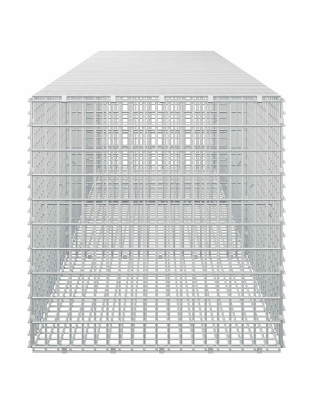 Gabione con Filo da 5 mm e Rete da 5x2,5 cm 300x50x50 cm