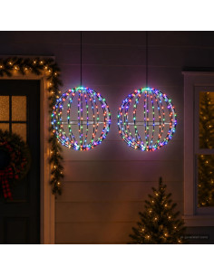 Luce a punta di Natale 2 pz 320 LED Multicolore