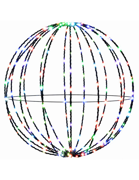 Luce a punta di Natale 2 pz 320 LED Multicolore