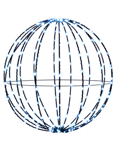 Luce a punta di Natale 160 LED Blu Diametro 50 x 52 cm
