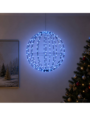 Luce a punta di Natale 160 LED Blu Diametro 50 x 52 cm