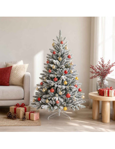 Set di Palline di Natale 72 pz Oro e Rosso Ø 3 cm Plastica