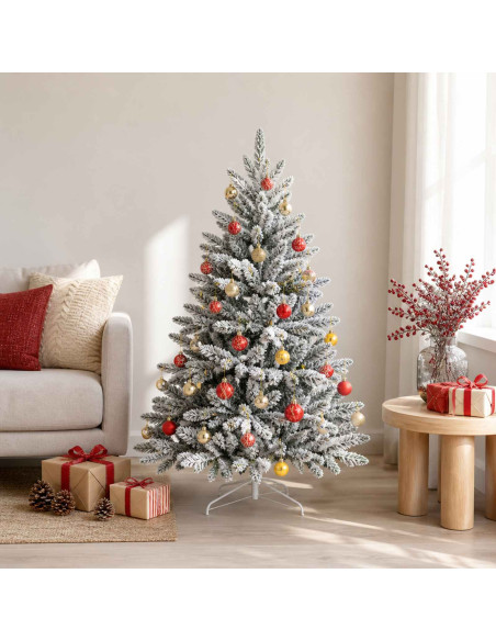 Set di Palline di Natale 72 pz Oro e Rosso Ø 3 cm Plastica