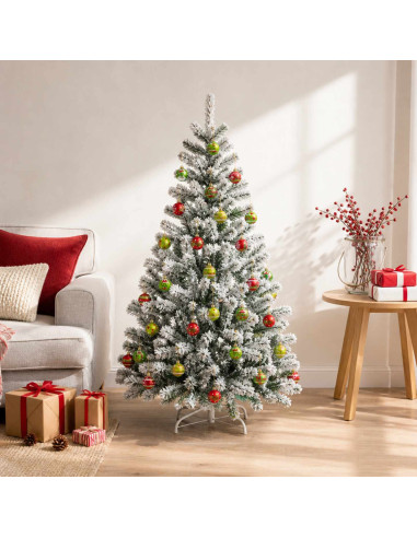 Set di Palline di Natale 30 pz Verde chiaro Ø 6 cm Plastica