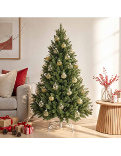 Set di Palline di Natale 30 pz Oro Ø 6 cm PET