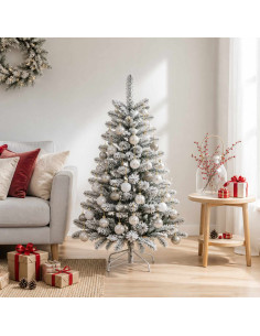 Set di Palline di Natale 72 pz Champagne e bianco Ø 3 cm