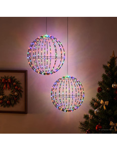 Luce a punta di Natale 2 pz 240 LED RGB Diametro 40 x 42 cm