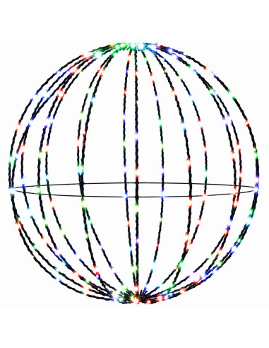 Luce a punta di Natale 160 LED Multicolore Diametro 50 x 52 cm