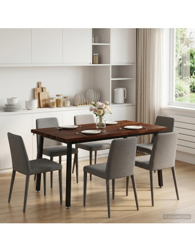 Tavolo da pranzo quadrato 140 x 90 x 75 cm