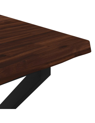Tavolo da pranzo con bordo vivo 60 x 55 x 75 cm
