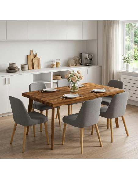 Piano del Tavolo Rettangolare 70 x 60 x 3,2 cm Rettangolare