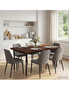 Piano del Tavolo Rettangolare 80 x 80 x 3,2 cm Quadrato
