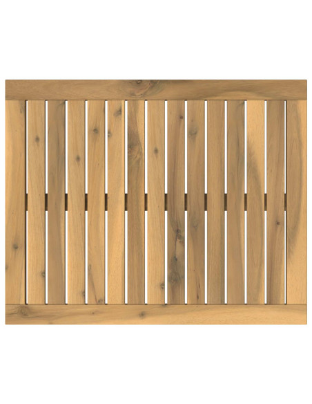 Piano del tavolo 60,5 x 49 x 2 cm Rettangolare Bianco