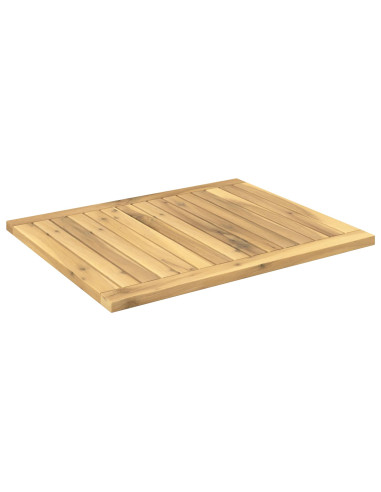 Piano del tavolo 60,5 x 49 x 2 cm Rettangolare Bianco