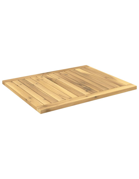 Piano del tavolo 60,5 x 49 x 2 cm Rettangolare Bianco
