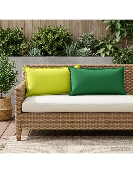 Cuscino con cuscino HOUTEN 6 pz Verde Poliestere