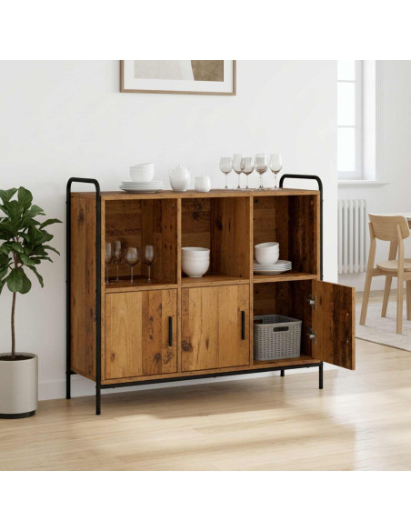 Credenza Legno antico 97 x 33 x 81 cm Legno ingegnerizzato