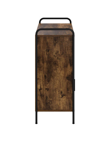 Credenza Rovere Fumo 97 x 33 x 81 cm Legno ingegnerizzato