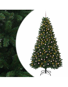 Albero di Natale artificiale verde medio con palline 300 cm