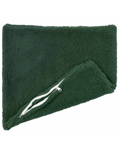 Federa 6 pcs HEERLEN Verde Scuro 40 x 40 cm Bouclé