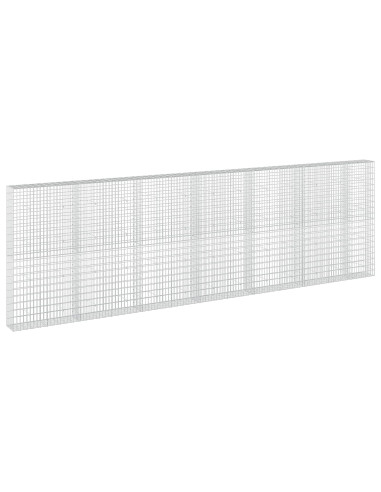 Gabione con Filo da 5 mm e Rete da 5x10 cm 650x30x200 cm