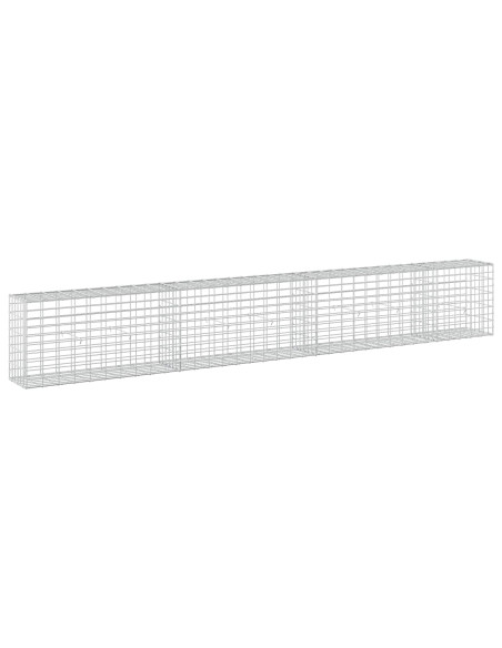 Gabione con Filo da 5 mm e Rete da 5x10 cm 350x30x50 cm