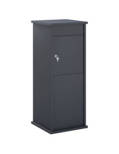 cassetta postalepastkastei Antracite 40 x 40 x 100 cm Acciaio 2