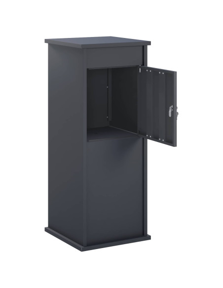 cassetta postalepastkastei Antracite 40 x 40 x 100 cm Acciaio