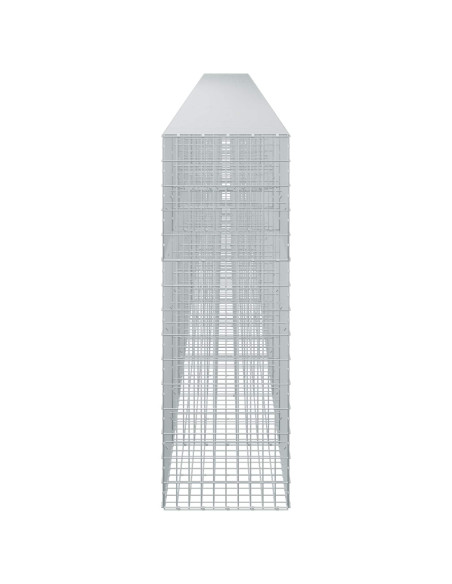 Gabione con Filo da 5 mm e Rete da 5x10 cm 1150x50x150 cm