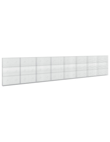 Gabione con Filo da 5 mm e Rete da 5x2,5 cm 800x20x150 cm