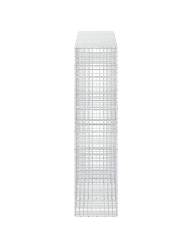 Gabione con filo da 5 mm e rete da 5x5 cm 300x50x200 cm