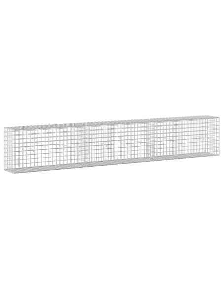 Gabione con filo da 5 mm e rete da 5x5 cm 300x30x50 cm