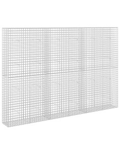 Gabione con filo da 5 mm e rete da 5x5 cm 300x30x200 cm 2