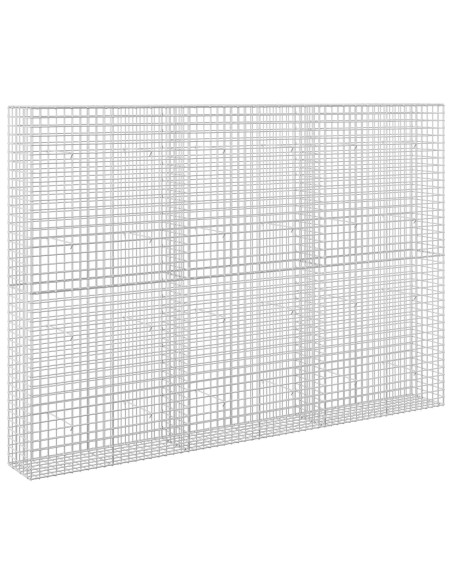 Gabione con filo da 5 mm e rete da 5x5 cm 300x30x200 cm