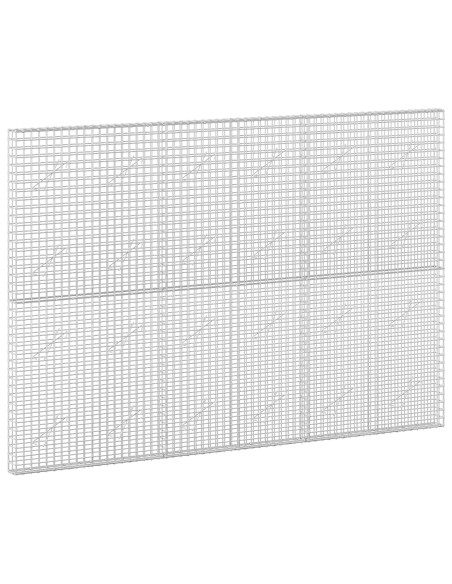 Gabione con filo da 5 mm e rete da 5x5 cm 300x10x200 cm