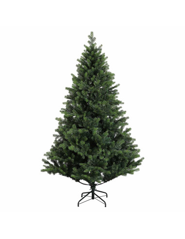 Albero di Natale Artificiale con Rami Pieghevoli 240 cm 300 LED