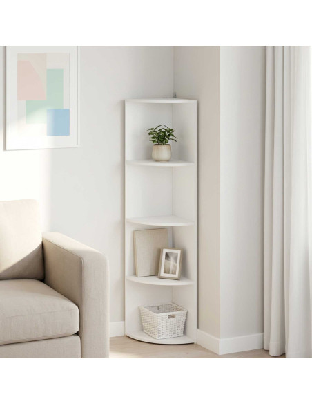 Mensola angolare 4 livelli 31,5 x 31 x 130 cm